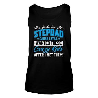 I'm The Best Stepdad Family Fathers Day Unisex Tank Top | Mazezy