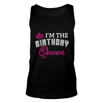 Im The Birthday Queen Couples Matching Birthday Unisex Tank Top - Seseable