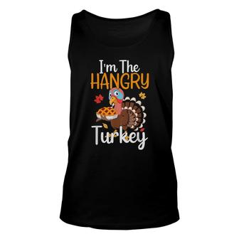 I'm The Hangry Turkey Cute Family Thanksgiving Unisex Tank Top | Mazezy