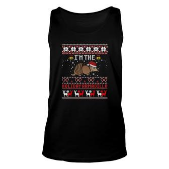 I'm The Holiday Armadillo Ugly Christmas Unisex Tank Top | Mazezy