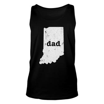 Indiana Dad Gifts To Dad From Daughter Dad Gifts Unisex Tank Top | Mazezy