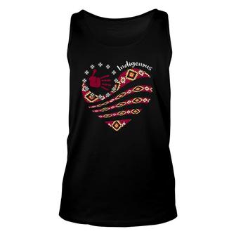 Indigenous Woman Native American Strong Unisex Tank Top | Mazezy