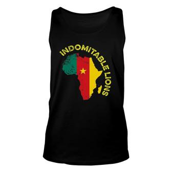 Indomitable Lions Cameroonian Soccer Lover Unisex Tank Top | Mazezy