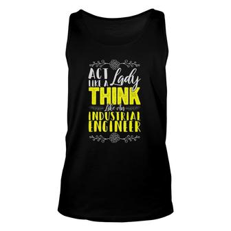 Industrial Engineer For Women Engineering Funny Gift Unisex Tank Top | Mazezy