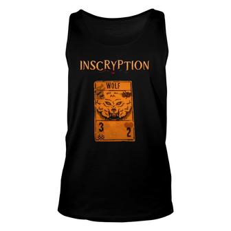 Inscryption Psychological Wolf Card Game Halloween Scary Unisex Tank Top | Mazezy
