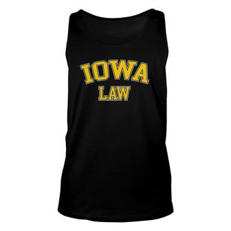 Iowa Law Iowa Bar Graduate Gift Lawyer College Unisex Tank Top | Mazezy