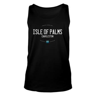 Isle Of Palms Charleston South Carolina Beach Waves Unisex Tank Top | Mazezy