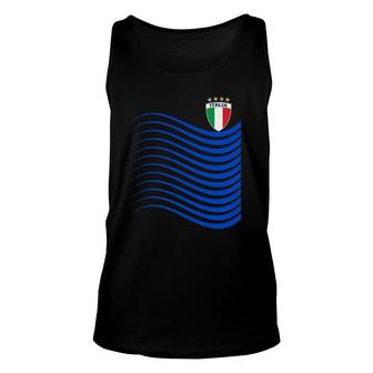 Italy Soccer Jersey Italia Flag Football Gift Unisex Tank Top | Mazezy