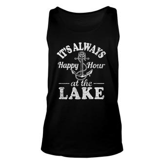 It's Always Happy Hour At The Lake Classic Unisex Tank Top | Mazezy