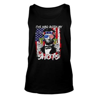 It's Cool I've Had Both My Shots Us Flag Tequila Unisex Tank Top | Mazezy