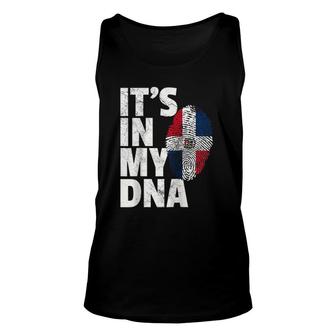 It's In My Dna Dominican Republic Flag Official Pride Raglan Baseball Tee Tank Top | Mazezy