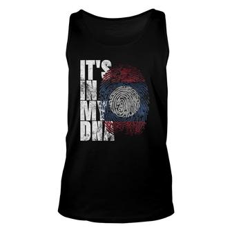 It's In My Dna Laotian Lao Asia Asian Gifts Laos Flag Unisex Tank Top | Mazezy