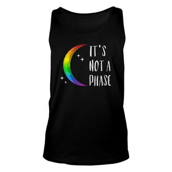 It's Not A Phase Halfmoon Gay Pride Lgbt Unisex Tank Top | Mazezy CA