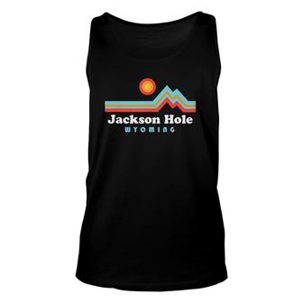 Jackson Hole Wyoming Vintage Mountains Jackson Hole Tank Top Tank Top | Mazezy