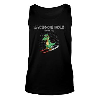 Jackson Hole Wyomingrex Ski Gift Unisex Tank Top | Mazezy