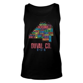 Jacksonville And Duval County Unisex Tank Top | Mazezy