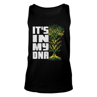 Jamaica Jamaican Flag It's In My Dna Tree Patriotic Apparel Tank Top | Mazezy