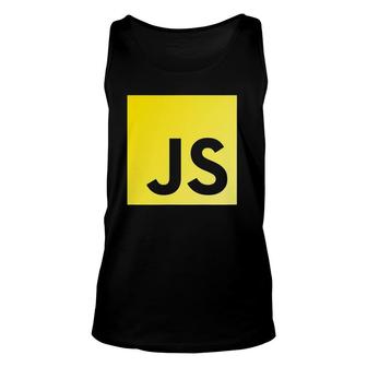 Javascript Programmer Web Developer Gift For Programming Js Unisex Tank Top | Mazezy
