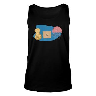 Jellyfish - Peanut Butter And Jelly Unisex Tank Top | Mazezy