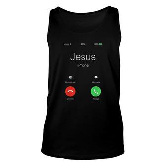 Jesus Calling Christian Unisex Tank Top | Mazezy