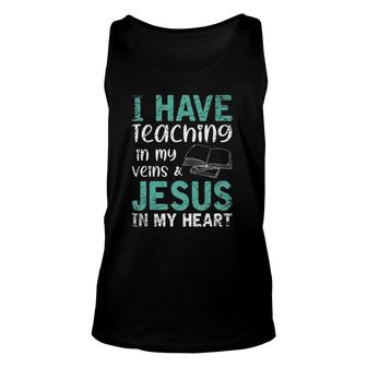 Jesus Christ God Savor Christian Teacher Gift Jesus Unisex Tank Top | Mazezy