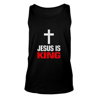 Jesus Is King Unisex Tank Top | Mazezy