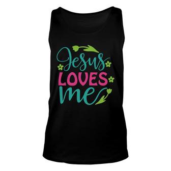 Jesus Loves Me Unisex Tank Top | Mazezy