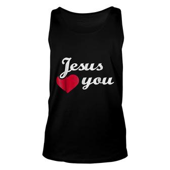 Jesus Loves You Unisex Tank Top | Mazezy DE