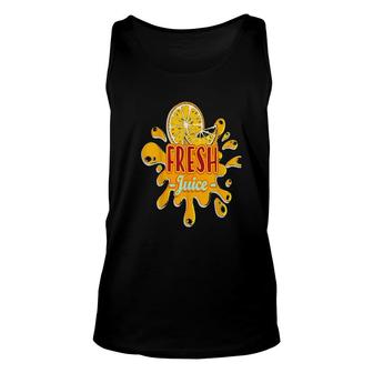 Juice Orange Unisex Tank Top | Mazezy