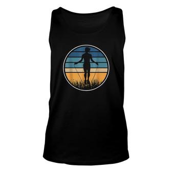 Jump Rope Skipping Jumping Roping Workout Unisex Tank Top | Mazezy