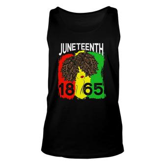 Juneteenth 1865 Is My Independence Day Black Women Black Pride Pan-African Colours Tank Top | Mazezy