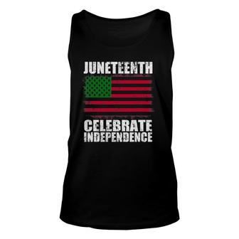 Juneteenth African Flag Black Independence Gift Unisex Tank Top | Mazezy