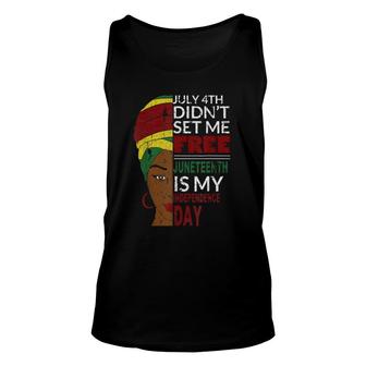 Juneteenth Ancestors Black African American Flag Pride Ver3 Unisex Tank Top | Mazezy