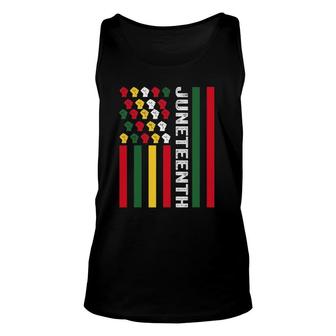 Juneteenth Black History Flag African American Since 1865 Ver2 Tank Top | Mazezy