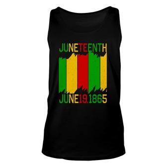 Juneteenth Flag June 19Th 1865 Juneteenth Freedom Day Unisex Tank Top | Mazezy
