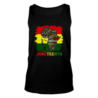 Juneteenth Independence Day African Flag Black History Tee Tank Top | Mazezy