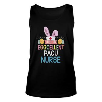 Just An Eggcellent Pacu Easter Sunday Nursing Job Title Unisex Tank Top | Mazezy