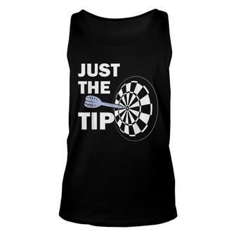 Just The Tip Please Darts Dart Player Unisex Tank Top - Thegiftio UK