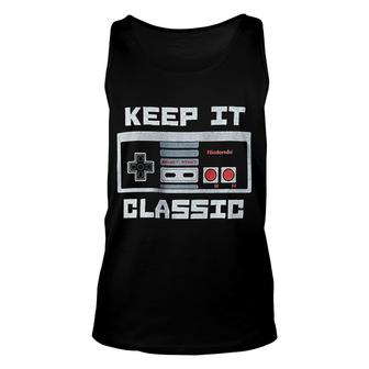 Keep It Classic Controller Graphic Unisex Tank Top | Mazezy