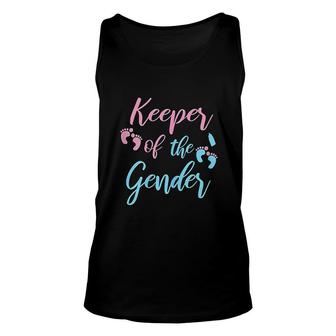 Keeper Of The Gender Reveal Unisex Tank Top | Mazezy AU