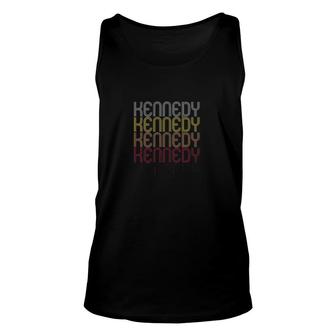 Kennedy Personalized Last Name Surname Unisex Tank Top | Mazezy