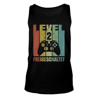 Kinder Level 2 Freigeschaltet 2Ter Gamer Geburtstag 2 Jahre Alt Tank Top | Mazezy