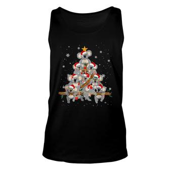 Koala Ornament Decoration Christmas Tree Xmas Unisex Tank Top | Mazezy