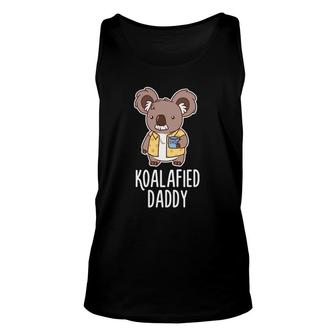 Koalafied Daddy Koala Bear Animal Lover Dad Unisex Tank Top | Mazezy
