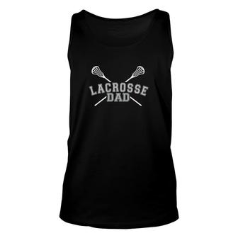 Lacrosse Dad Shirt Lax Crossed Sticks Adult Mens Unisex Tank Top - Thegiftio UK