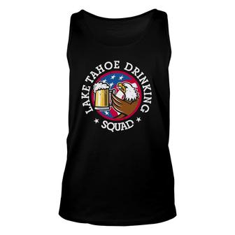 Lake Tahoe Drinking Squad July 4Th Party Costume Beer Lovers Tank Top | Mazezy
