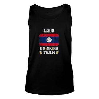 Laos Drinking Team Unisex Tank Top | Mazezy
