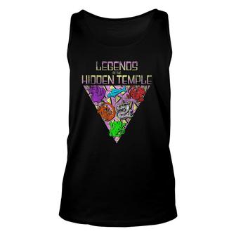 Legends Of The Hidden Temple Distressed Fill Unisex Tank Top | Mazezy