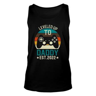 Mens Leveled Up To Daddy 2022 Promoted To Daddy Est 2022 Ver2 Tank Top | Mazezy