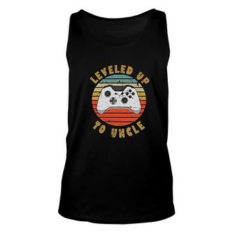 Leveled Up To New Uncle Unisex Tank Top | Mazezy CA